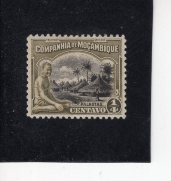 MOZAMBIQUE COMPANY(�����ũ ȸ��)-#109-1/4c-NATIVE AND VILLAGE(���ֹ�, ����)-1925��