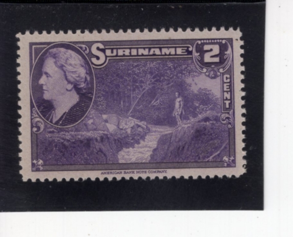 SURINAM(������)-#186-2c-WATERFALL IN INTERIOR(���� ����)-1945.11.5��