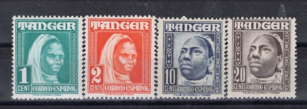 SPANISH MOROCCO(������� ������ ��ȣ��)-#A1,A3(4��)-MAN AND WOMAN(����)-1951��