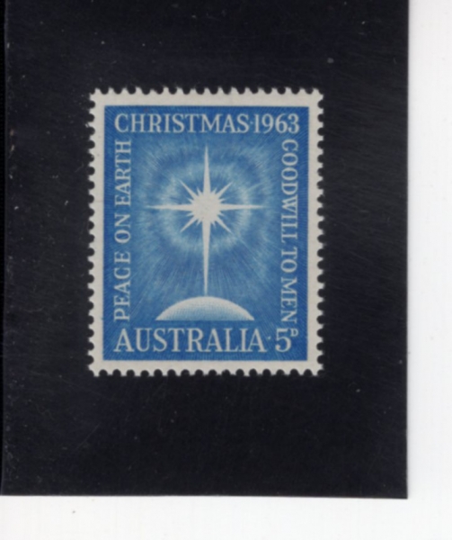 AUSTRALIA(����Ʈ���ϸ���)-#380-5p-STAR OF BETHLEHEM(���鷹���� ��)-1963.10.25��