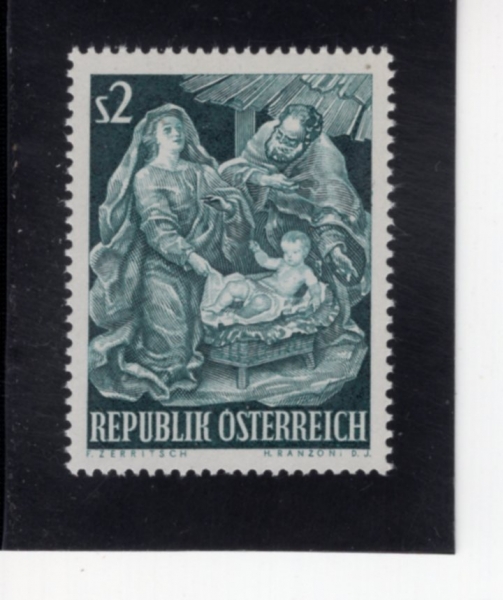AUSTRIA(����Ʈ����)-#718-2s-BAROQUE CRECHE BY JOSEF THADDAUS STAMMEL(������ ��Ÿ���� \"�ٷ�ũ ũ����\")-1963.11.29��