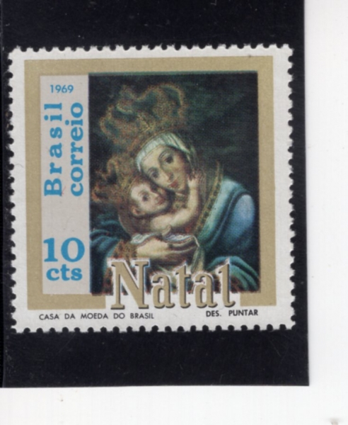 BRAZIL(�����)-#1146-10c-MADONNA AND CHILD FROM VILLA VELHA MONASTERY(��� �����, �������� �Ʊ� ����)-1969.12.8��