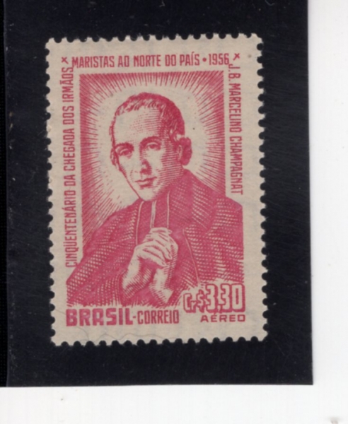 BRAZIL(�����)-#C81-3.30cr-J. B. MARCELLINO CHAMPAGNAT(�������� ���ĳ�)-1956.9.8��