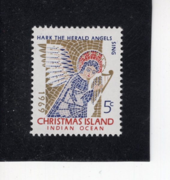 CHRISTMAS ISLAND(ũ�������� ��)-#34-5c-\"HARK THE HERALD ANGELS SING\"(\"����! \"õ����� �뷡�ϴ� ����\")-1969.11.10��