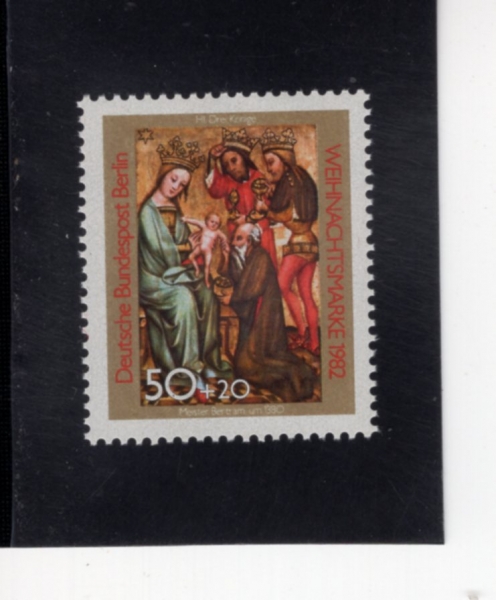 GERMAN OCCUPATION STAMPS(���� ���� ��ǥ)-#9NB197-50+20pf-ADORATION OF THE KINGS, OAK ALTAR, ST. PETER\