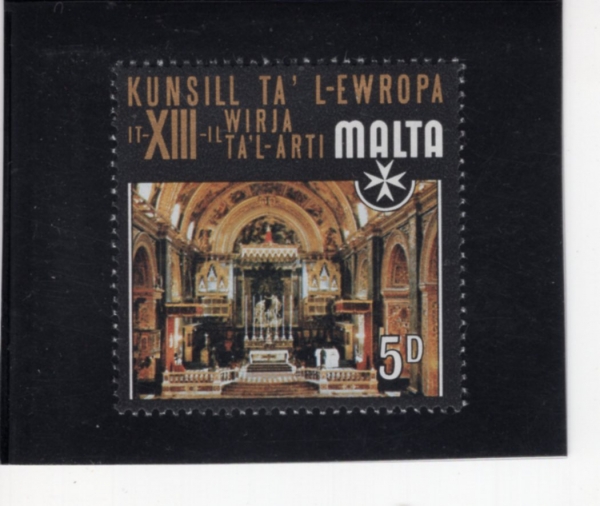MALTA(��Ÿ)-#411-5p-INTERIOR OF ST. JOHN\
