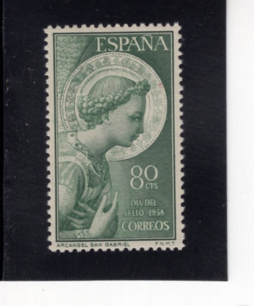 SPAIN(������)-#852-80c-ARCHANGEL GABRIEL BY FRA ANGELICO(���� ���������� ��õ�� ���긮��)-1956.10.12��