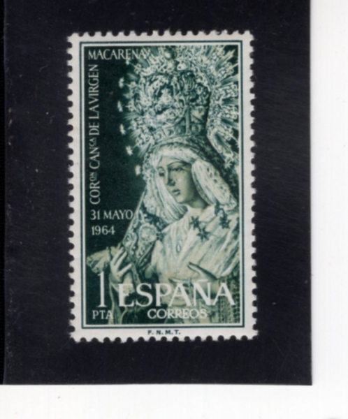 SPAIN(������)-#1247-1p-VIRGIN OF HOPE(��ī������ ����� ����)-1964.5.31��