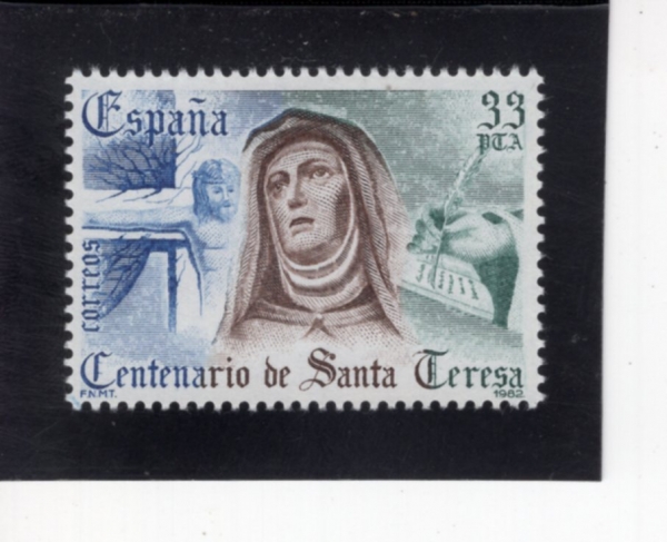 SPAIN(������)-#2302-33p-ST. TERESA OF AVILA(�ƺ����� �׷���)-1982.10.15��