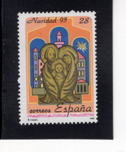 SPAIN(������)-#2754-28p-CHRISTMAS(ũ��������)-1993.11.23��