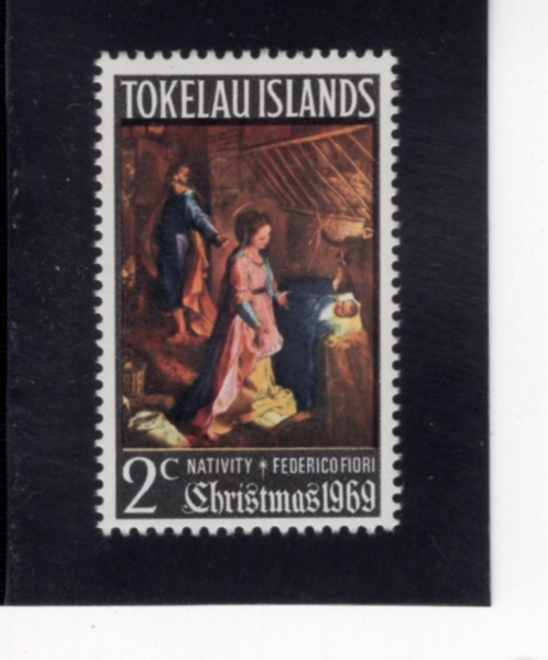 TOKELAU(���̶��)-#20-2c-NATIVITY, BY FEDERICO FLORI(�䵥���� �ٷ�ġ�� ź��)-1969.10.1��