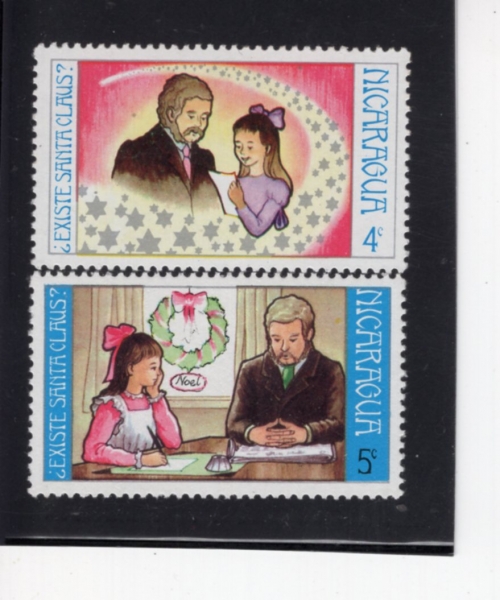NICARAGUA(��ī���)-#914~5(2��)-CHRISTMAS(ũ��������)-1973.11.15��