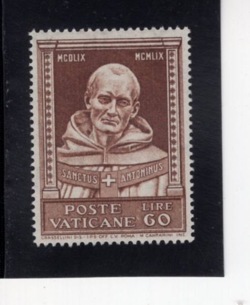 VATICAN CITY(��Ƽĭ �ñ�)-#271-60 I-ST. ANTONIUS(�� ����Ͽ콺)-1960.2.28��
