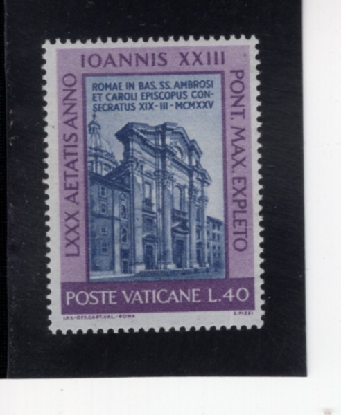 VATICAN CITY(��Ƽĭ �ñ�)-#320-40 I-CHURCH OF SAN CARLO AT CORSO, ROME(�� ī���� �� �ڸ��� ��ȸ)-1961.11.25��