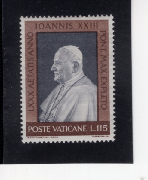 VATICAN CITY(��Ƽĭ �ñ�)-#322-115 I-POPE JOHN XXIII(��Ȳ ���� 23��)-1961.11.25��