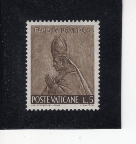 VATICAN CITY(��Ƽĭ �ñ�)-#424-5 I-POPE PAUL VI(��Ȳ �ٿ��� 6��)-1966.3.8��