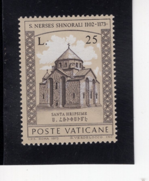 VATICAN CITY(��Ƽĭ �ñ�)-#545-25 I-CHURCH OF ST. HRIPSIME(�� �帳�ø� ��ȸ)-1973.11.27��