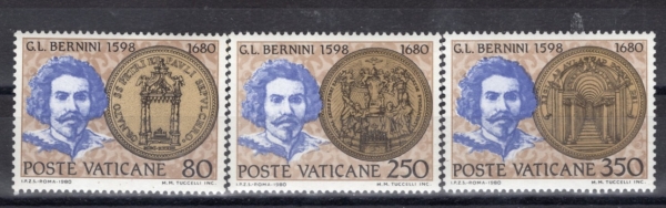 VATICAN CITY(��Ƽĭ �ñ�)-#A199(3��)-GIAN LERENZO BERNINI(���� �η��� �����ϴ�)-1980.10.16��
