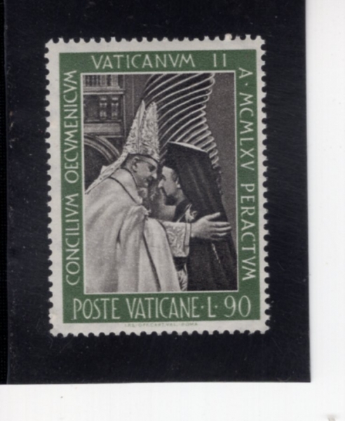 VATICAN CITY(��Ƽĭ �ñ�)-#442-90 I-POPE PAUL VI GREETING PATRIARCH ATHENAGORAS I(��Ȳ �ٿ��� 6��, ���� �Ѵ��ֱ� ���׳�����)-1966.10.11��