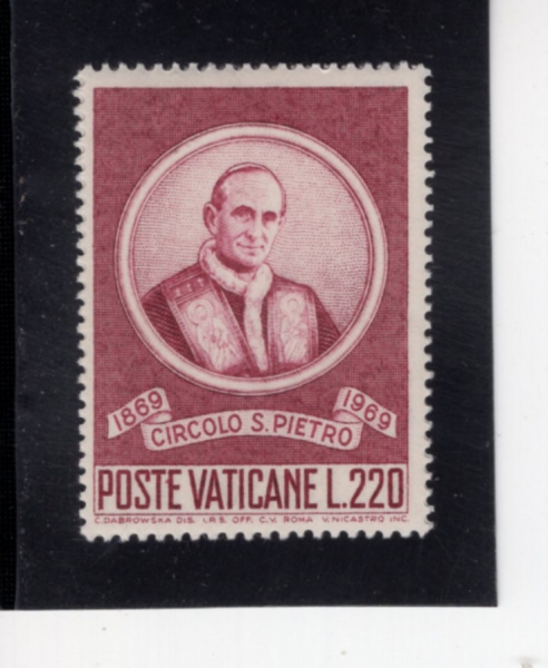 VATICAN CITY(��Ƽĭ �ñ�)-#478-220 I-POPE PAUL VI(��Ȳ �ٿ��� 6��)-1969.11.18��