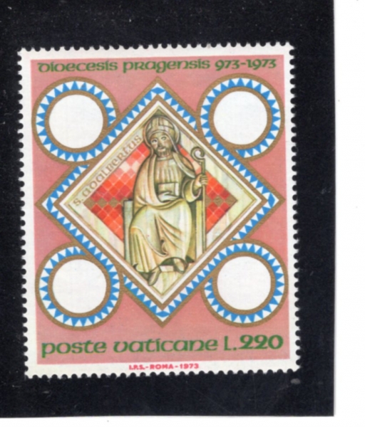 VATICAN CITY(��Ƽĭ �ñ�)-#544-220 I-ST. ADALBERT(�������� �ƴ޺���Ʈ)-1973.9.25��