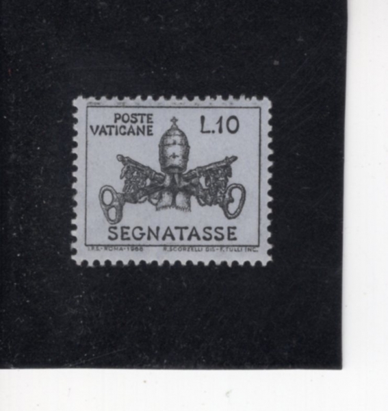 VATICAN CITY(��Ƽĭ �ñ�)-#J19-10 I-PAPAL ARMS(��Ȳ ����)-1968.5.28��