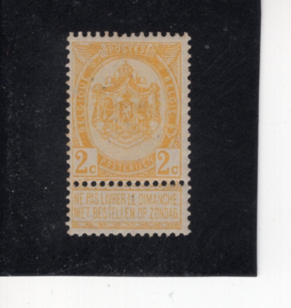 BELGIUM(���⿡)-#61-2c-COAT OF ARMS(���⿡�� ����)-1894��
