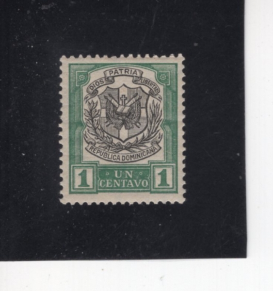 DOMINICA REPUBLIC(���̴�ī ��ȭ��)-#233-1c-COAT OF ARMS(���̴�ī ��ȭ���� ����)-1924��