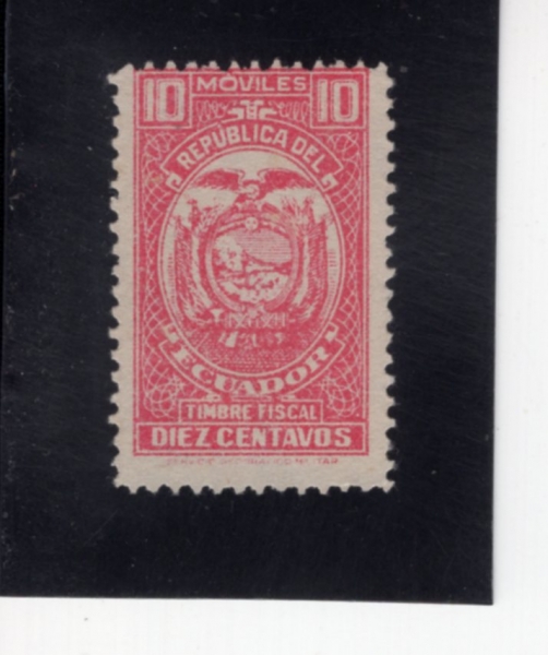 ECUADOR(���⵵��)-#130-10c-COAT OF ARMS(���⵵���� ����)-1897.6.23��