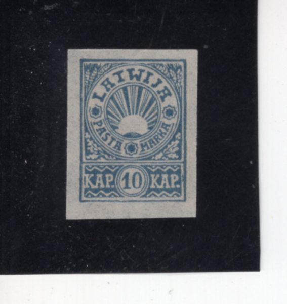 LATVIA(��Ʈ���)-#56-10k-COAT OF ARMS(��Ʈ��� ��ȭ���� ����)-1919��