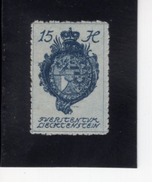 LIECHTENSTEIN(�����ٽ�Ÿ��)-#20-15h-COAT OF ARMS(�����ٽ�Ÿ�� ����)-1920��