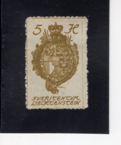 LIECHTENSTEIN(�����ٽ�Ÿ��)-#18-5h-COAT OF ARMS(�����ٽ�Ÿ�� ����)-1920��