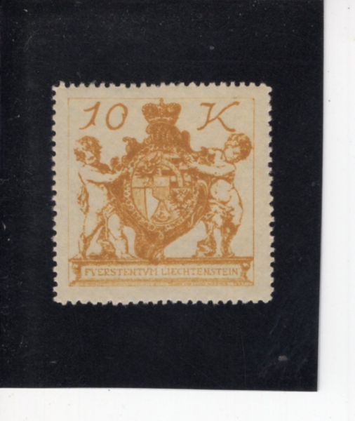 LIECHTENSTEIN(�����ٽ�Ÿ��)-#46-10k-COAT OF ARMS WITH SUPPORTERS(���� ������)-1920��