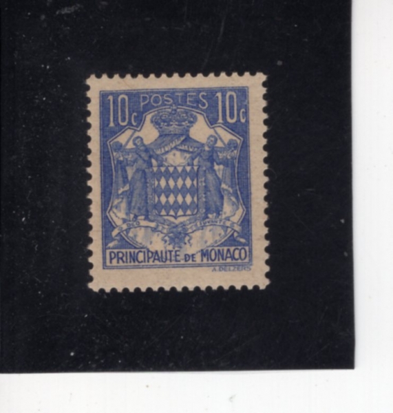 MONACO(����)-#149-10c-GRIMALDI FAMILY COAT OF ARMS(�׸����� ���� ����)-1937��