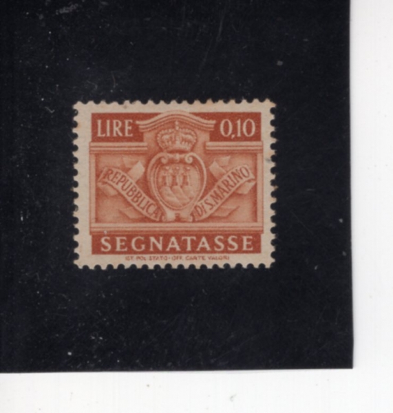 SAN MARINO(�긶����)-#J66-10c-COAT OF ARMS(�긶������ ����)-1945.6.7��