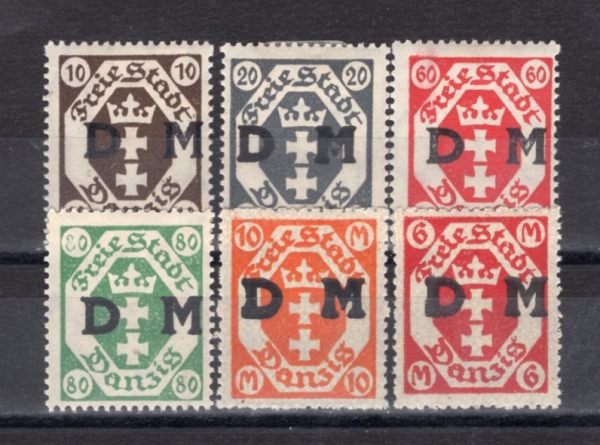 DANZIG(�״ܽ�ũ ��)-#A11(6��)-COAT OF ARMS(�״ܽ�ũ ���� ����)-1921~22��