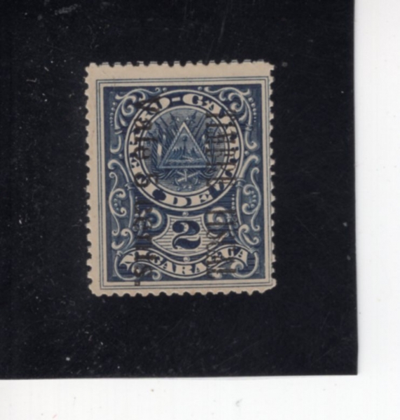 NICARAGUA(��ī���)-#279-2c-COAT OF ARMS(��ī����� ����)-1911.7��