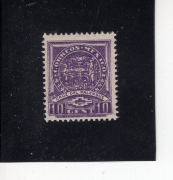 MEXICO(�߽���)-#711-10c-CROSS OF PALENQUE(���ڰ� ���� ����)-1934��