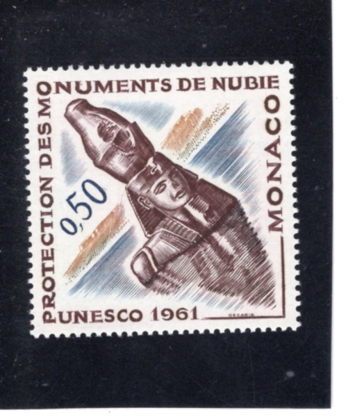 MONACO(����)-#479-50c-SPHINX OF WADI-ES-SEBUA(�͵� ����-���ξ� ����)-1961.6.3��
