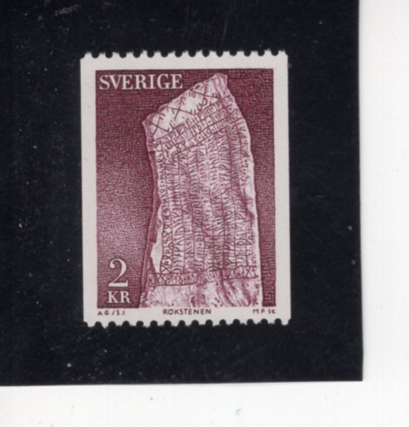 SWEDEN(������)-#1120-2k-ROK STONE, 9TH CENTURY(��ũ �齺��)-1975.5.20��