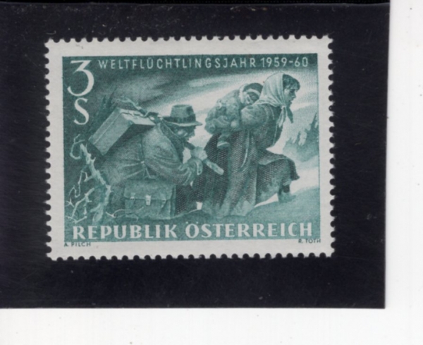 AUSTRIA(����Ʈ����)-#650-3s-FAMILY FLEEING OVER MOUNTAINS(���� �Ѿ� ����ġ�� ����)-1960.4.7��
