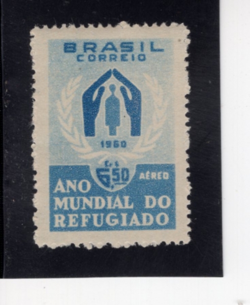 BRAZIL(�����)-#C94-6.50cr-WORLD REFUGEE YEAR EMBLEM(���� ������ ��)-1960.4.7��