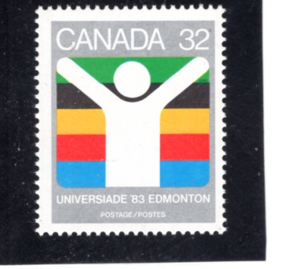 CANADA(ĳ����)-#981-32c-WORLD UNIVERSITY GAMES, EDMONTON(1983�� �ϰ� ���Ϲ��þƵ�)-1983.6.28��