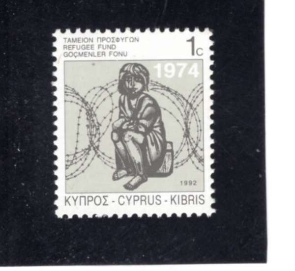 CYPRUS(Ű���ν�)-#RA9-1c-CHILD AND BARBED WIRE(�Ƶ�, ���� ö����)-1992��