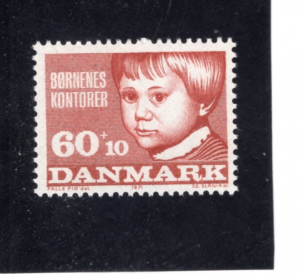 DENMARK(����ũ)-#B45-60+10o-CHILD(�Ƶ�)-1971.4.29��