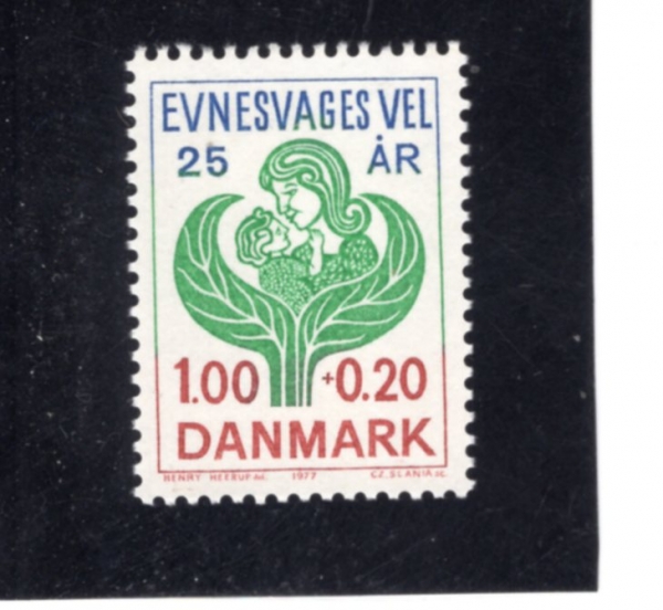 DENMARK(����ũ)-#B56-1k+20o-MOTHER AND CHILD(����)-1977.3.24��