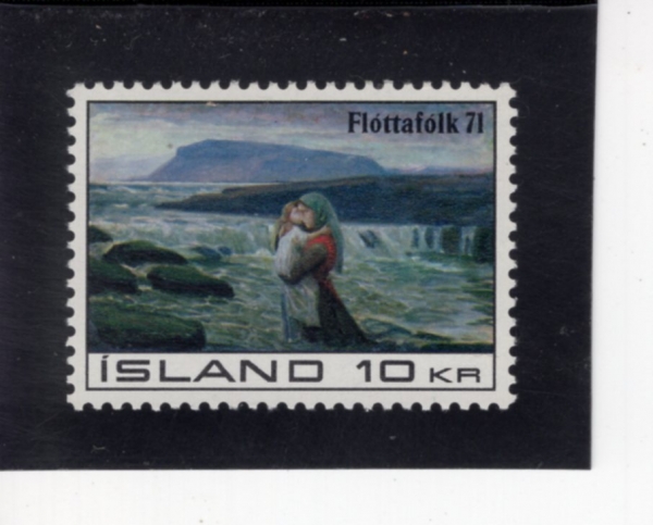 ICELAND(���̽�����)-#428-10k-\"FIGHT\", BY ASGRIMUR JONSSON(�ƽ��׸����� ����� �ο�)-1971.3.26��
