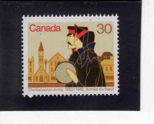CANADA(ĳ����)-#954-30c-CENTENARY OF SALVATION ARMY IN CANADA(ĳ���� ������)-1982.6.25��