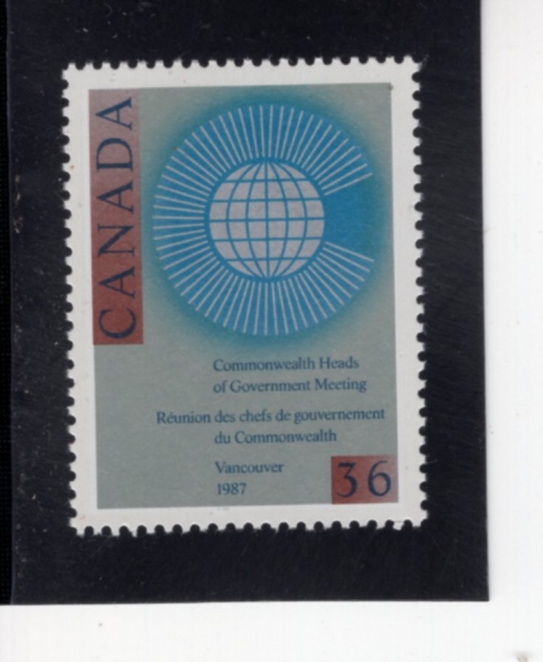 CANADA(ĳ����)-#1147-36c-9TH COMMONWEALTH MEETING, VANCOUVER(��9�� ������ ���� ���� ȸ��)-1987.10.13��