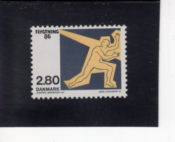 DENMARK(����ũ)-#829-2.80k-REFUGEE(����)-1986.10.9��